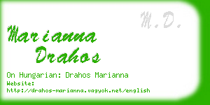 marianna drahos business card